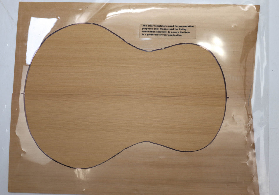 Red Cedar Ukulele Guitar Set, 0.15" thick (HIGH GRADE 4★) - Stock# 5-9404