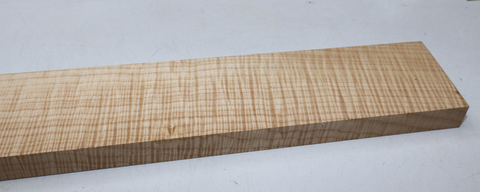 Maple Flame Neck Blank 0.95" x 3.6" x 33.8" (HIGH FIGURE, 2nd) - Stock# 5-9419