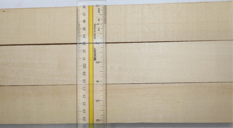 Engelmann Spruce Bracewood, 3 blocks 0.9" x 2" x 20" - Stock# 5-9423