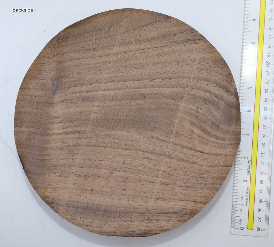 Walnut (Black) Round 9" diameter x 1.9" - Stock# 5-9445