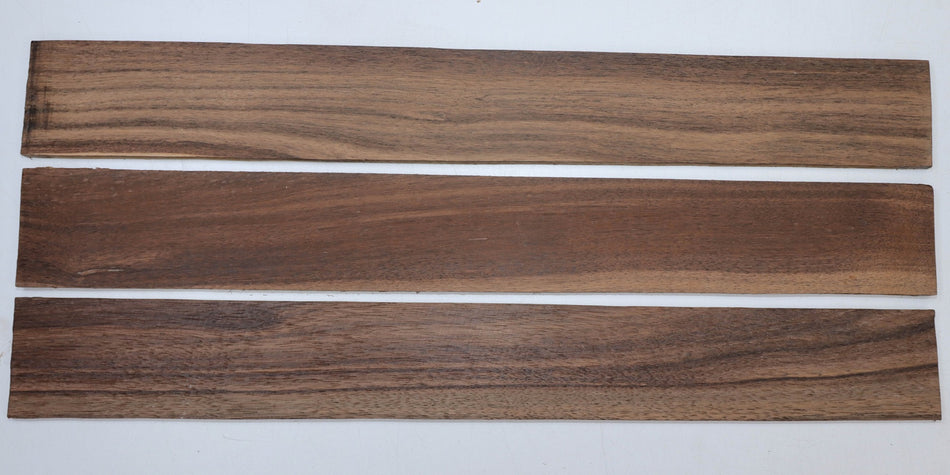 Indian Laurel Guitar Fingerboards, 3 pieces, 21" long, unslotted - Stock# 5-9499