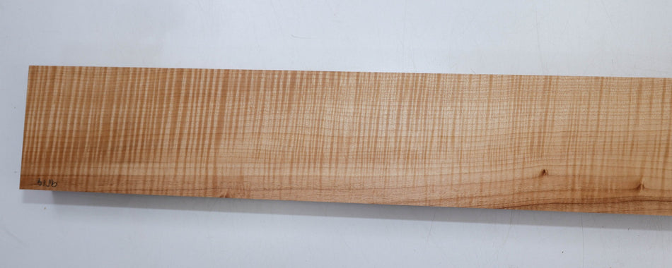 Maple Flame Neck Blank 2.1" x 4.2" x 34" (GREAT FIGURE, 2nd) - Stock# 5-9514