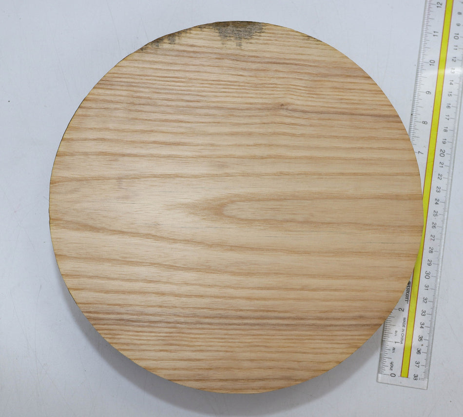 White Ash Round 10" diameter x 3" - Stock# 5-9581