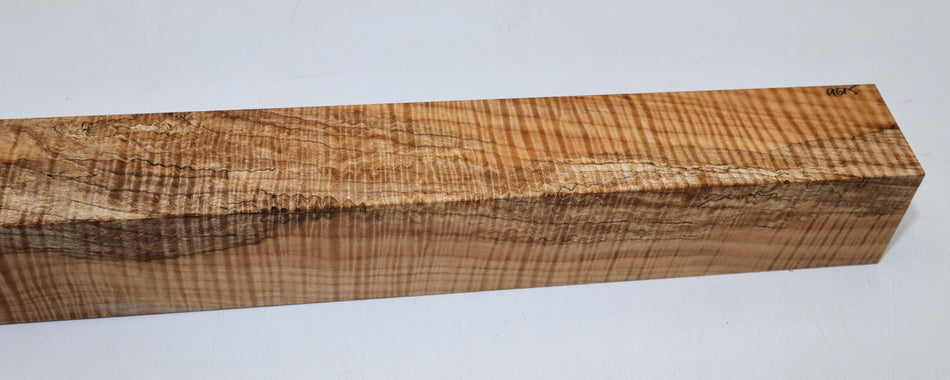 Spalted Flame Spindle 2.3" x 23" (HIGH FIGURE) - Stock# 5-9615