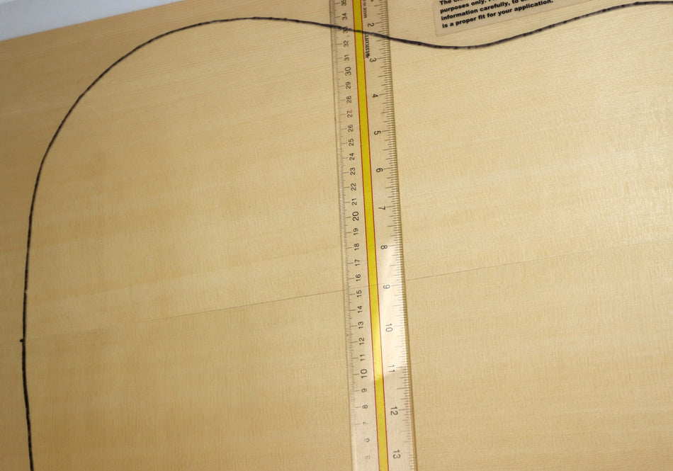 Yellow Cypress Dreadnought Guitar Set, 0.15" thick (+HIGH GRADE +4★) - Stock# 5-9621