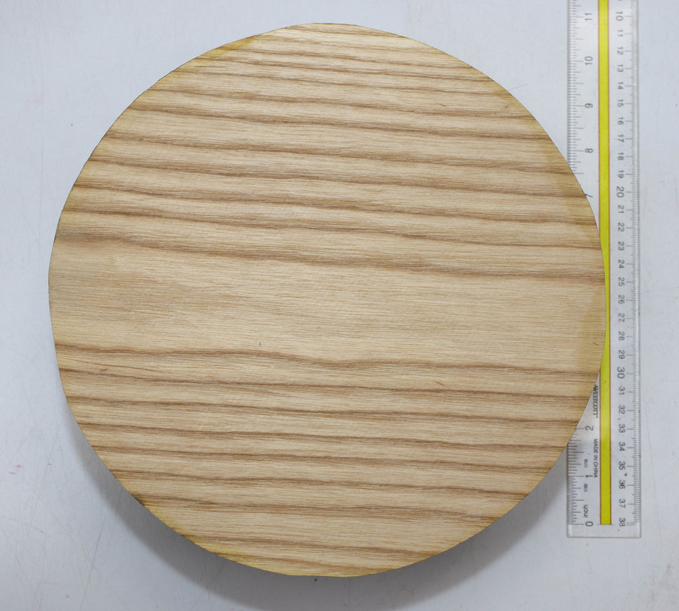 White Ash Round 10" diameter x 3.75" - Stock# 5-9643