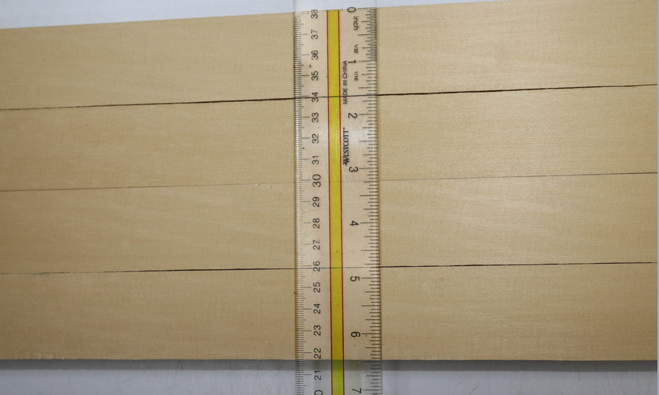 Yellow Cypress Bracewood, 4 blocks 0.72" x 1.6" x 20" - Stock# 5-9783