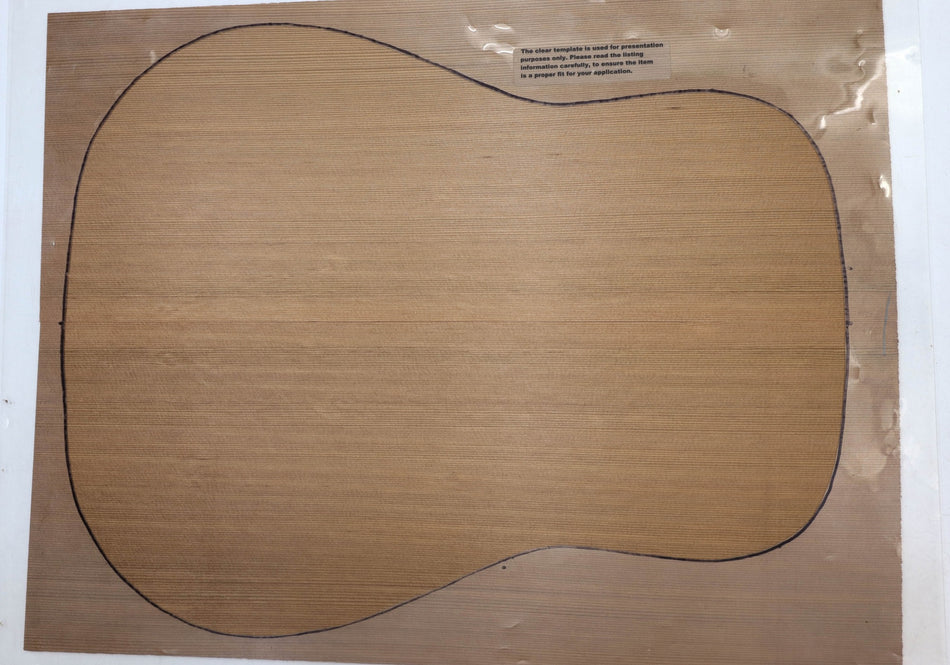 Red Cedar Dreadnought Guitar Set, 0.15" thick (+Professional) - Stock# 6-0043