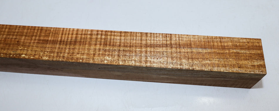 Maple Flame Neck Blank 2.1" x 2.1" x 20" (HIGH FIGURE) - Stock# 6-0171