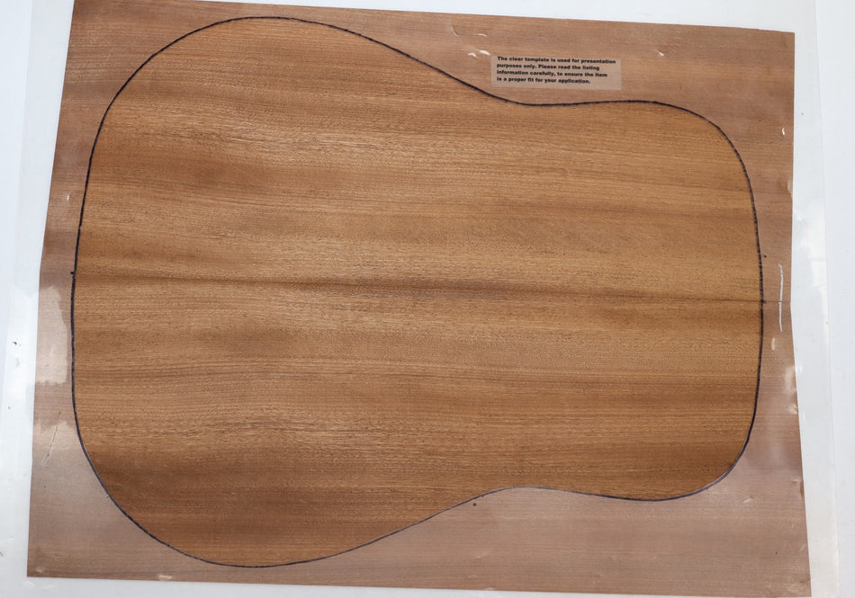 Sapele Mahogany Guitar set, 0.16" thick - Stock# 6-0201