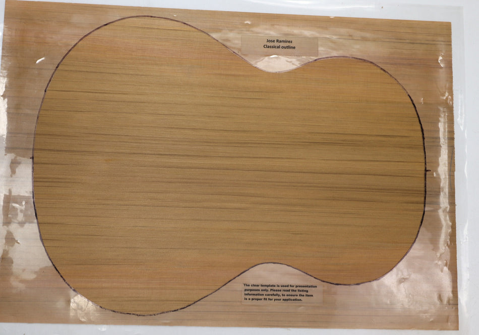 Red Cedar Classical Guitar Set, 0.13" thick (+Factory) - Stock# 6-0208