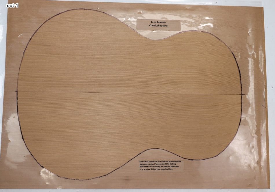 Red Cedar Classical, 2 Guitar Sets, 0.15" thick (+STANDARD) - Stock# 6-0227