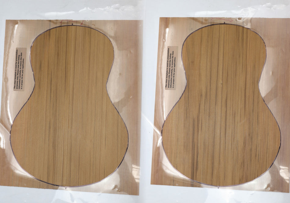 Red Cedar Ukulele, 2 Sets, 3mm thick (+Factory) - Stock# 6-0265