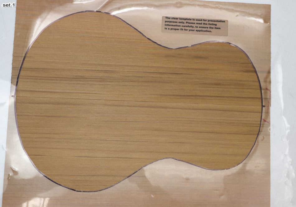 Red Cedar Ukulele, 2 Sets, 3mm thick (+Factory) - Stock# 6-0265