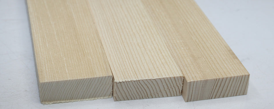 Adirondack Red Spruce Bracewood, 3 blocks 0.75" x 2" x 20" - Stock# 6-0287