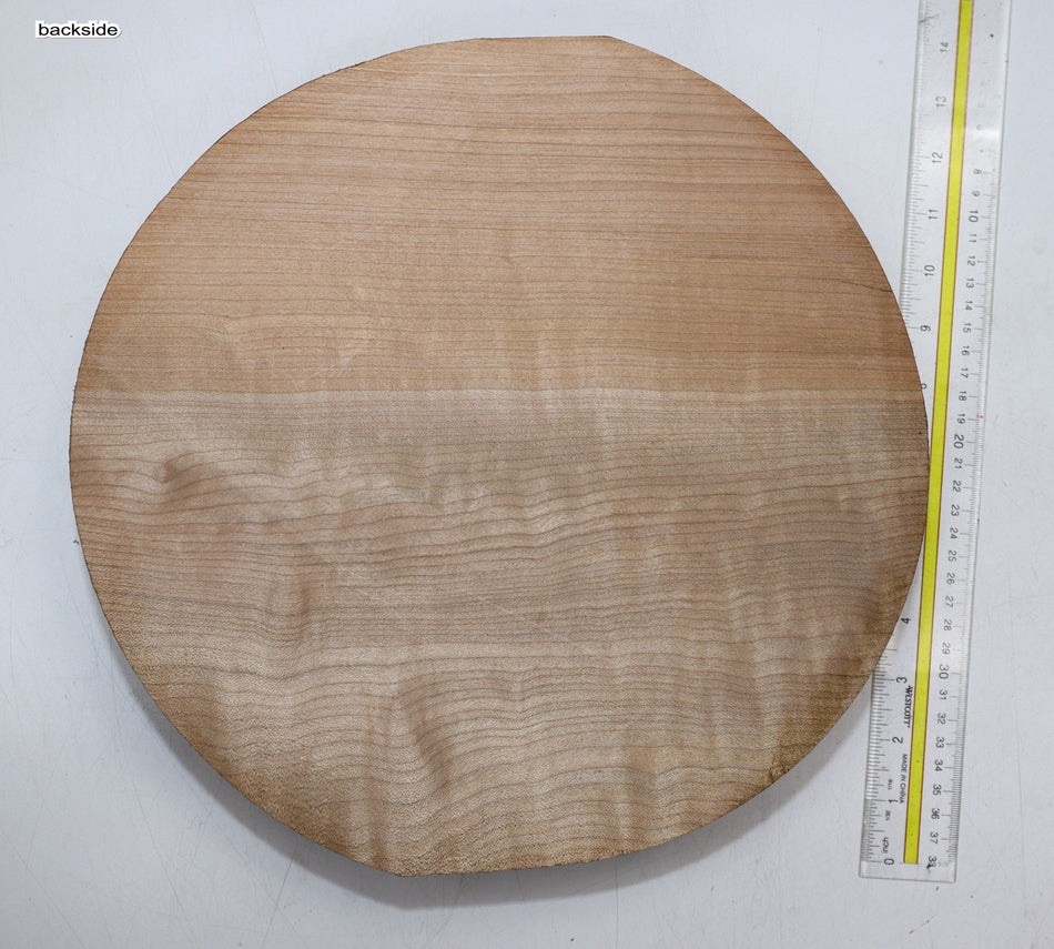 Maple Flame Round 12" diameter x 2.5" - Stock# 6-0288