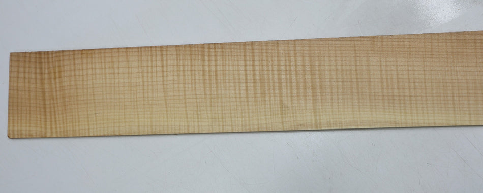 Maple Flame Guitar Fingerboard, 22" long, unslotted (HIGH FIGURE) - Stock# 6-2090