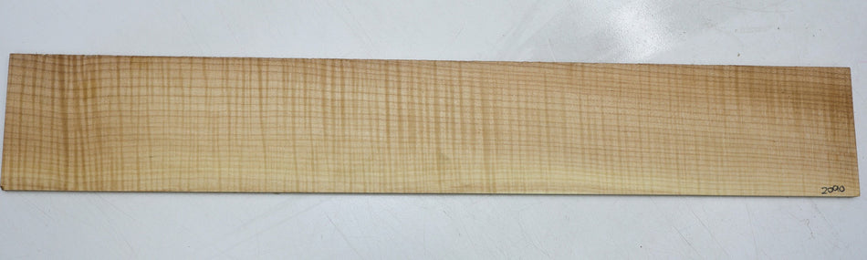 Maple Flame Guitar Fingerboard, 22" long, unslotted (HIGH FIGURE) - Stock# 6-2090