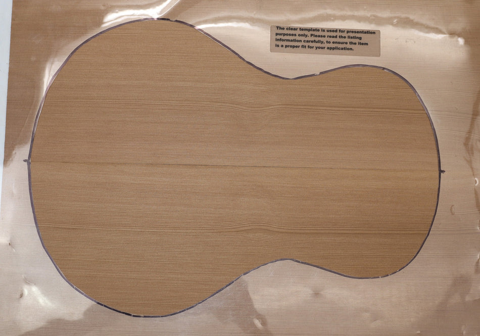 Red Cedar Ukulele Guitar Set, sanded 0.12" thick (+STANDARD +3★) - Stock# 6-0332