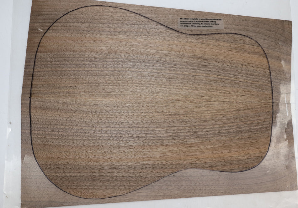 Walnut (Black) Guitar set, 0.23" thick - Stock# 6-0367