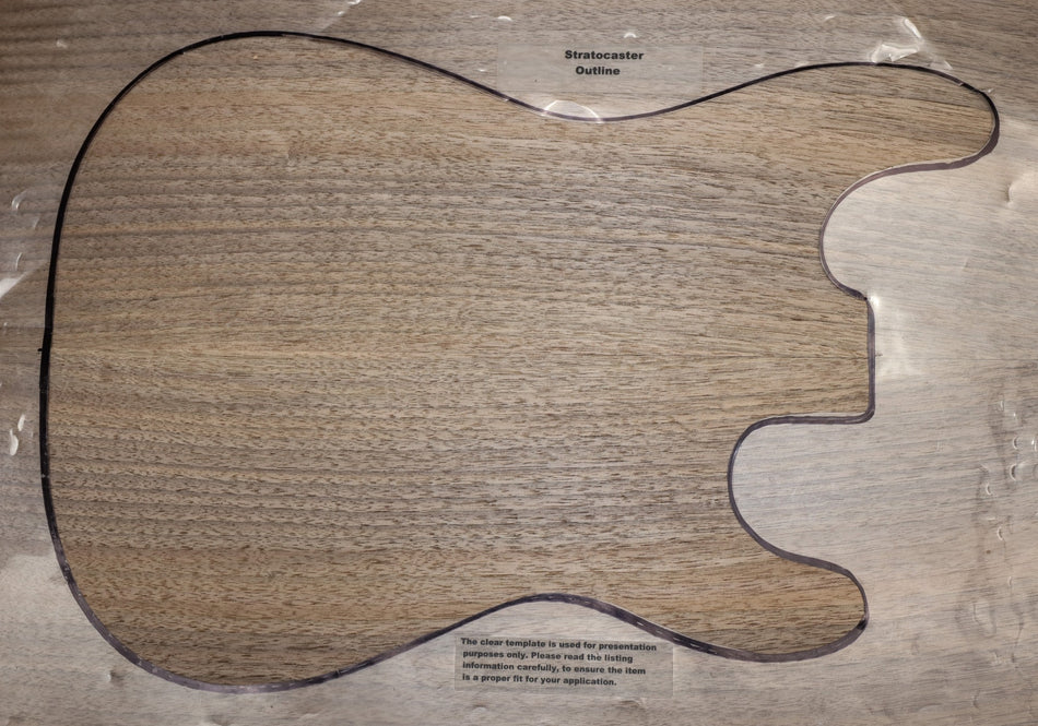 Walnut (Black) Guitar set, 0.23" thick - Stock# 6-0367