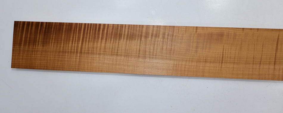 Torrefied Maple Flame Neck Blank 0.92" x 4.5" x 35.5" (Great Figure) - Stock# 6-0372