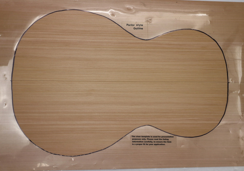 Red Cedar Parlor Guitar Set, 0.13" sanded (Professional) - Stock# 6-0397