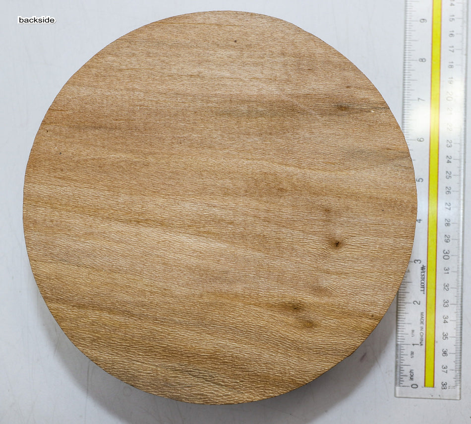 London Plane Round 8" diameter x 4" (FIGURED) - Stock# 6-0435