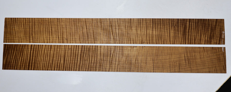 Torrefied Maple Flame Side set, 4" wide x 34.5" (PREMIUM FIGURE) - Stock# 6-0458