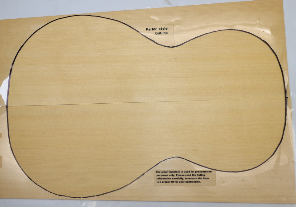 Yellow Cypress Guitar set, 0.14" thick (HIGH GRADE) - Stock# 6-0501