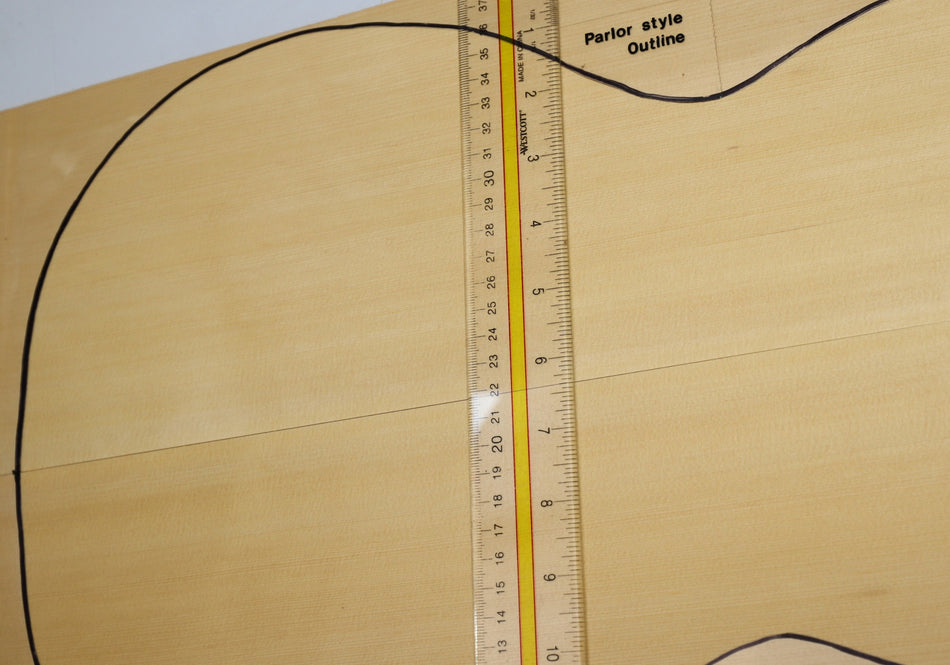 Yellow Cypress Guitar set, 0.14" thick (HIGH GRADE) - Stock# 6-0501