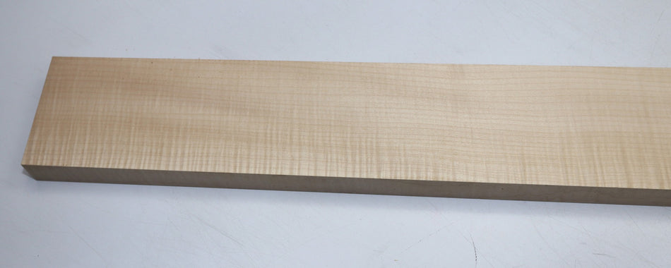 Maple Flame Neck Blank 1.1" x 4" x 33" - Stock# 6-0502