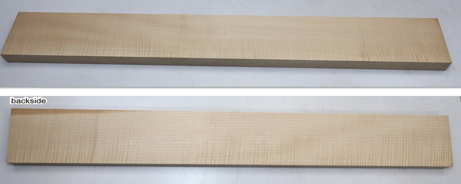 Maple Flame Neck Blank 1.1" x 4" x 33" - Stock# 6-0502