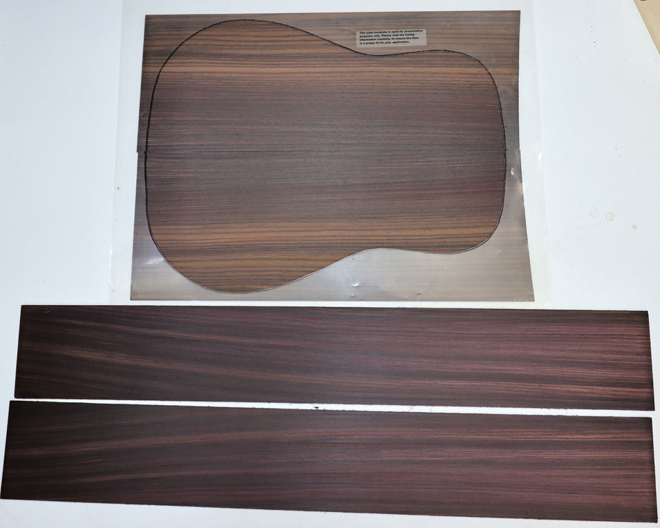 Back & Side set Indian Rosewood, Dreadnought (HIGH GRADE) - Stock# 6-0556