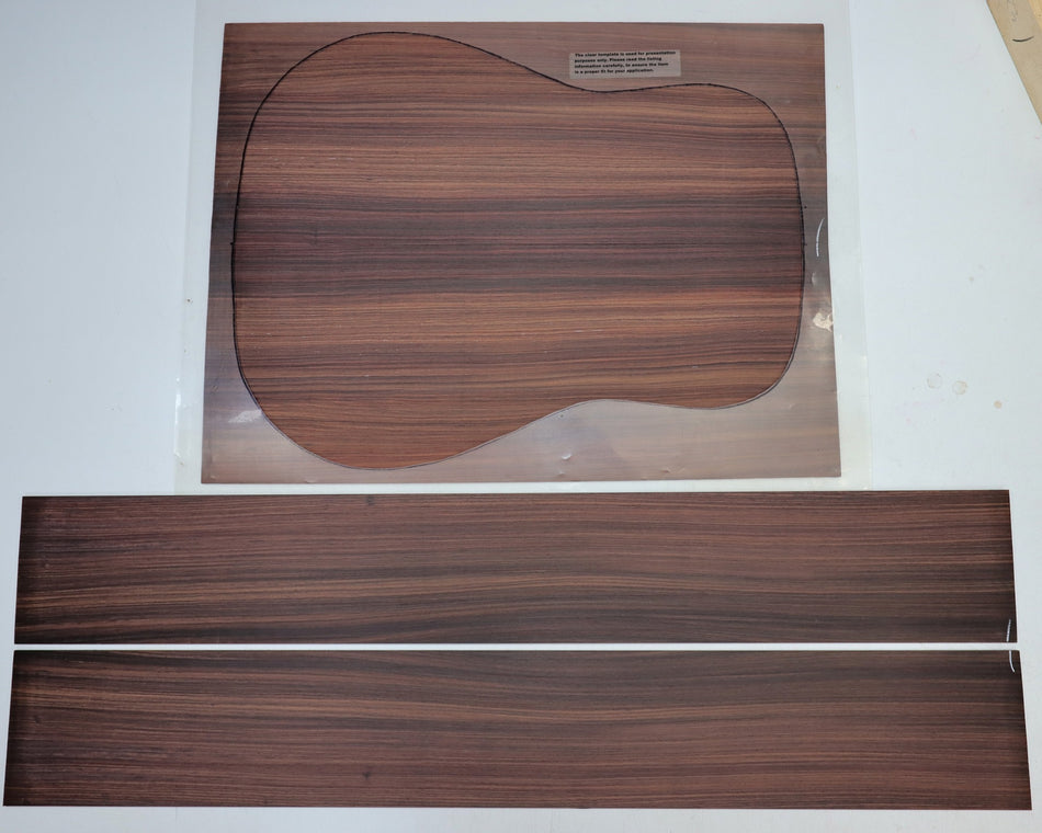 Back & Side set Indian Rosewood, Dreadnought (HIGH GRADE) - Stock# 6-0557