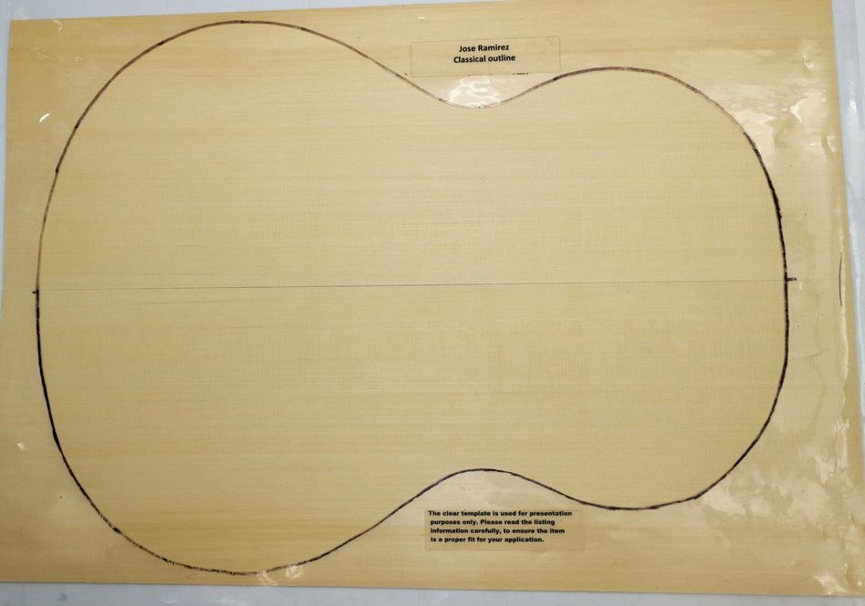 Yellow Cypress Classical Guitar Set, 0.14" thick (HIGH GRADE 4★) - Stock# 6-0563