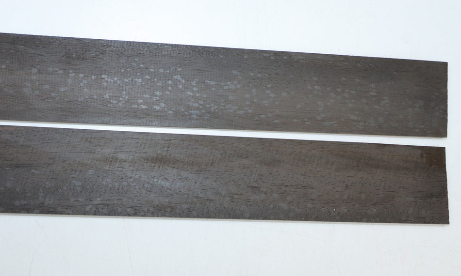 Torrefied Ebony Fingerboards, 2 pieces, 20.8" long, unslotted - Stock# 6-0568