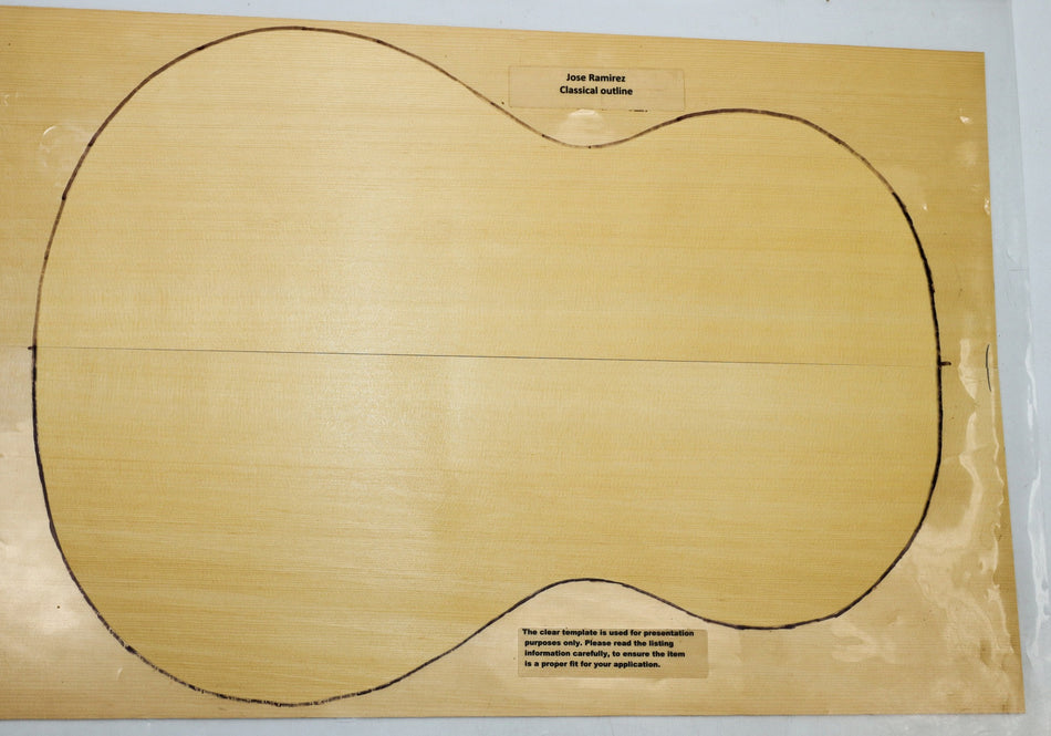 Yellow Cypress Classical Guitar Set, 0.14" thick (HIGH GRADE 4★) - Stock# 6-0580