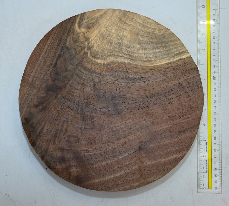 Walnut (Black) Round 11" diameter x 2" - Stock# 6-0606