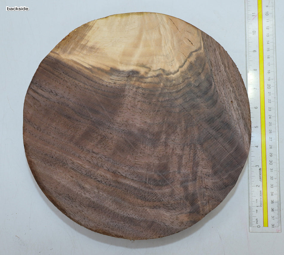 Walnut (Black) Round 11" diameter x 2" - Stock# 6-0606