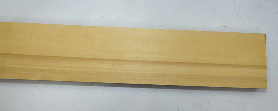 Yellow Cypress Neck Blank 1.95" x 5.2" x 34.8" - Stock# 6-0637