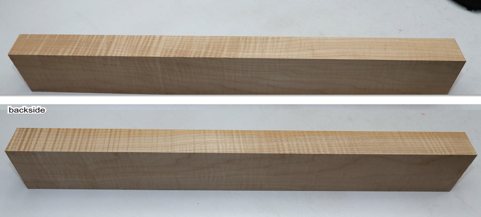 Maple Flame Neck Blank 1.75" x 4" x 29.5" - Stock# 6-0638