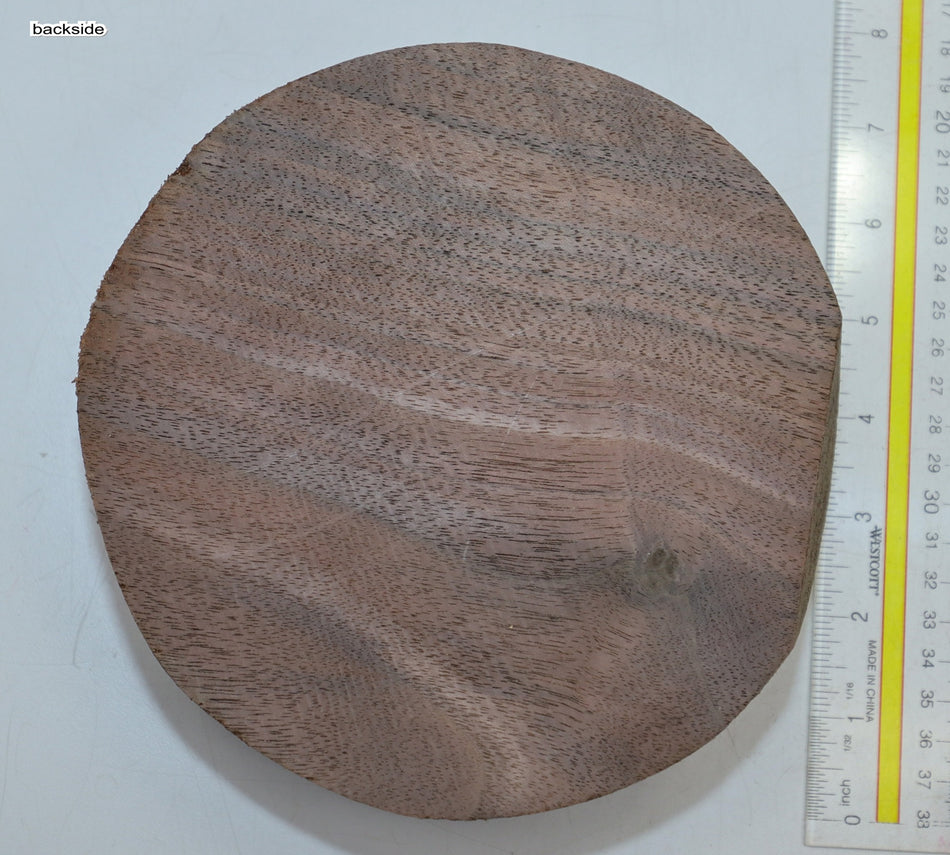 Walnut (Black) Round 7" diameter x 2.5" - Stock# 6-0646