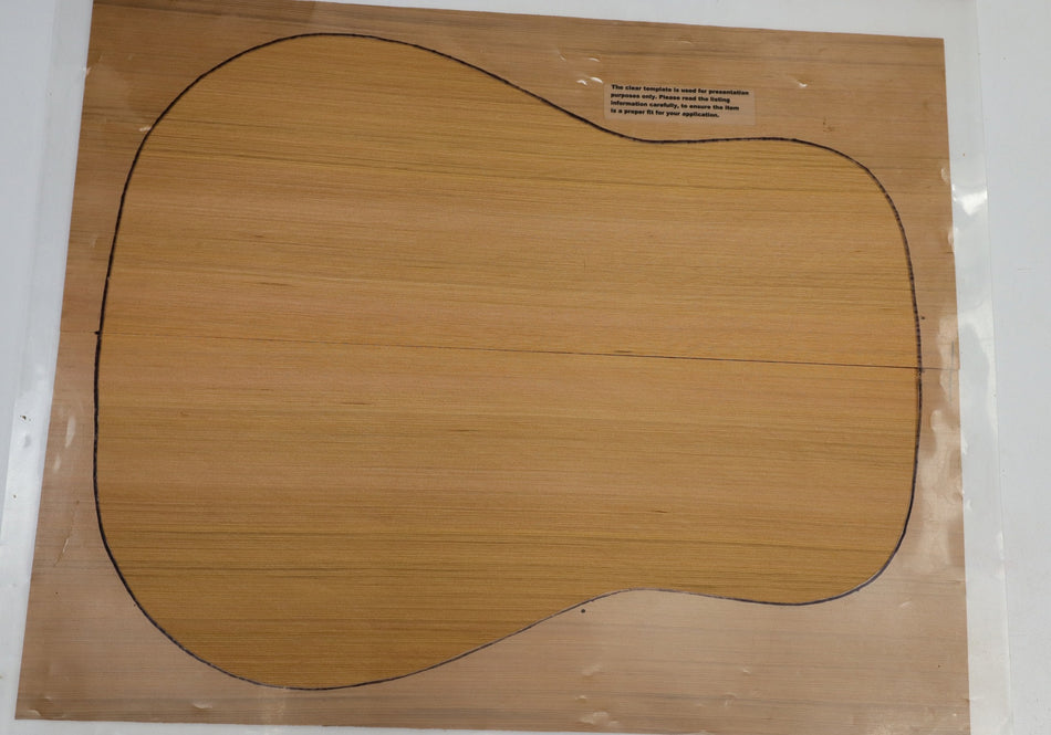 Red Cedar Dreadnought Guitar Set, 0.14" thick (Factory) - Stock# 6-0659