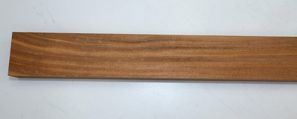 Khaya African Mahogany Neck Blank 1.9" x 3.3" x 34.8" - Stock# 6-0682