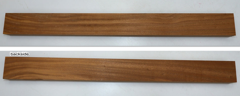 Khaya African Mahogany Neck Blank 1.9" x 3.3" x 34.8" - Stock# 6-0682