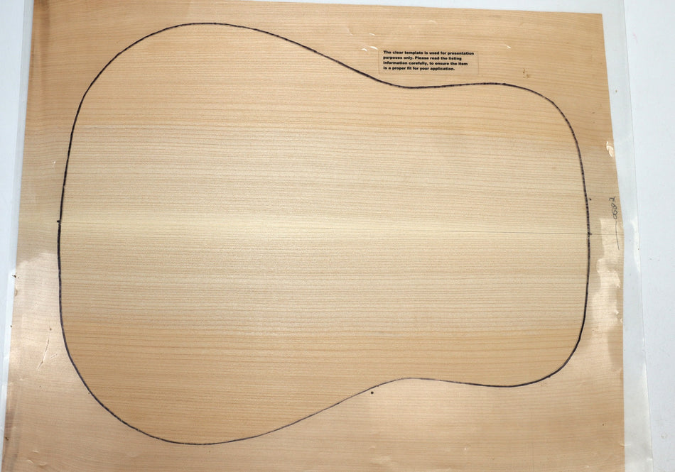 Maple Guitar set, 0.13" thick - Stock# 6-0687