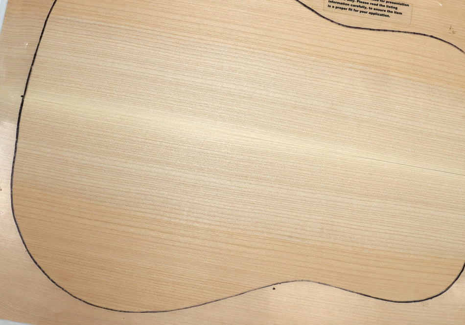 Maple Guitar set, 0.13" thick - Stock# 6-0687