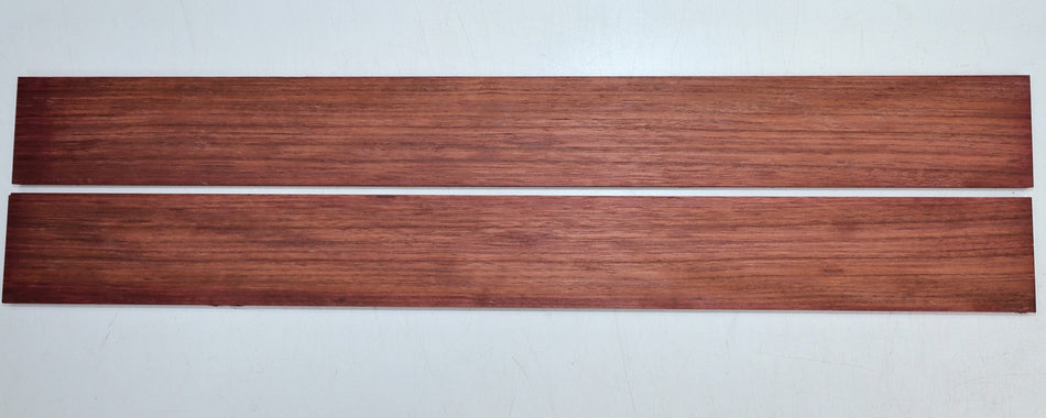 Purpleheart Guitar Fingerboards, 2 pieces 0.33" x 2.5" x 22" unslotted - Stock# 6-0699