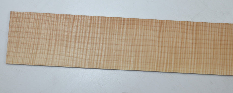 Maple Flame Guitar Fingerboard, 22" long, unslotted (PREMIUM FIGURE 5★) - Stock# 6-0728